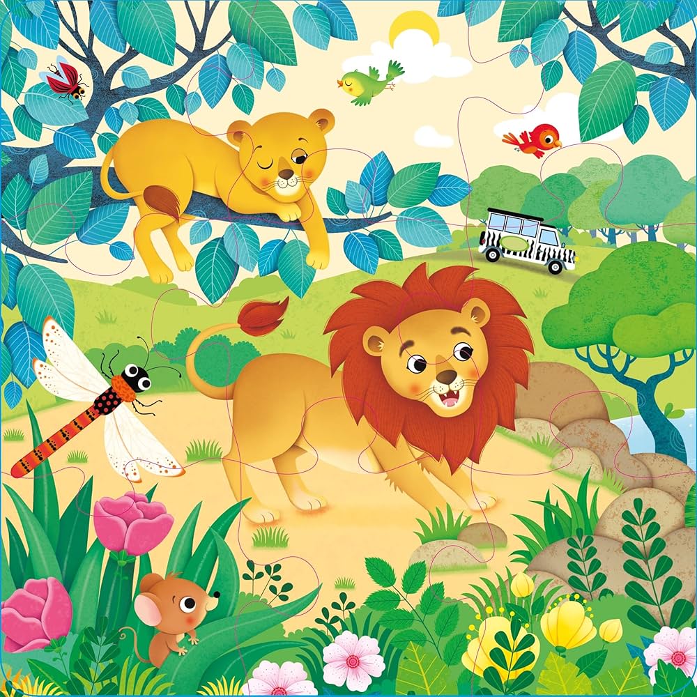 Usborne Book and 3 Jigsaws: The Zoo: Sam Taplin, Federica